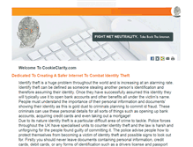 Tablet Screenshot of cookieclarity.com
